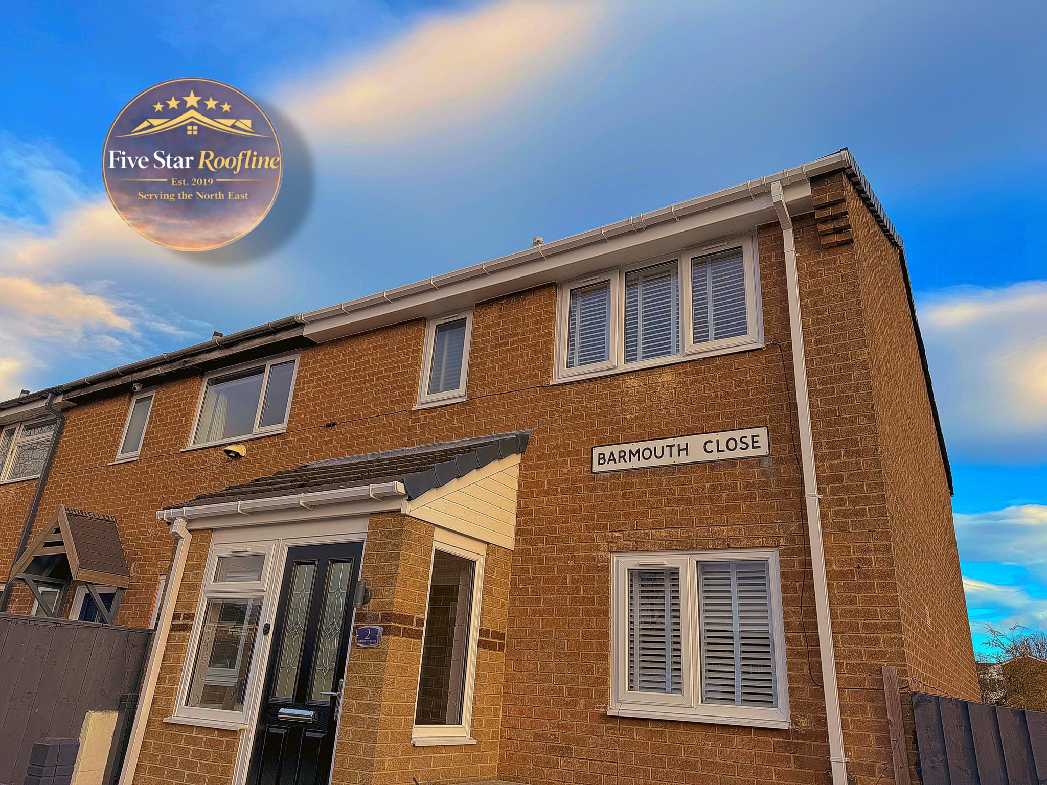 Full uPVC roofline transformation in the North East